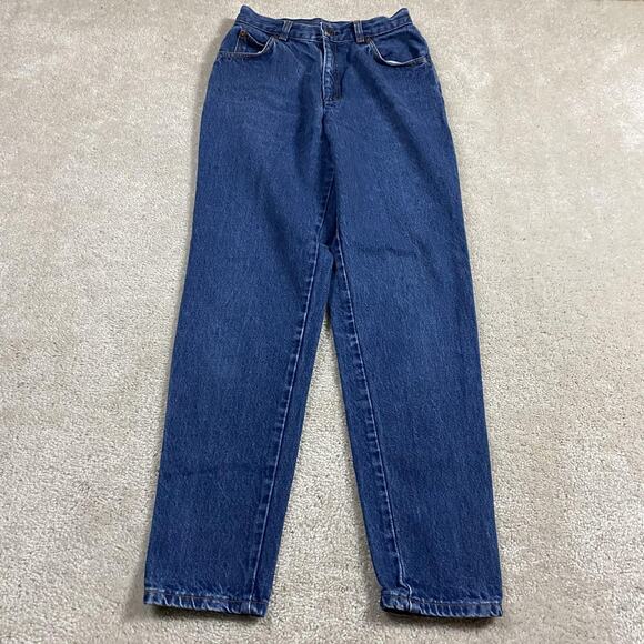VTG Levis Jeans Womens 9 High Waist Tapered USA 80s Denim Retro White Tab - Picture 1 of 10